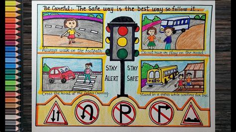 Road Safety Posters For Kids