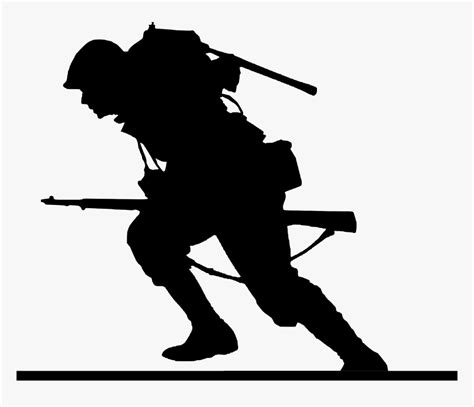 Simple Ww2 Soldier Silhouette - alittlemisslawyer