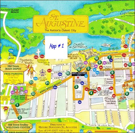 Gay St Augustine | > Play > Attractions - St Augustine Florida Map Of ...