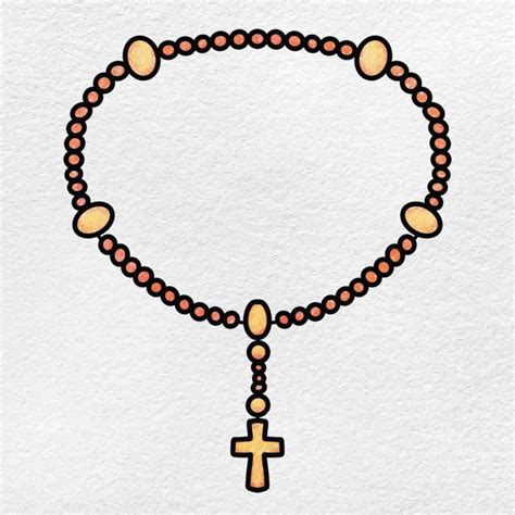 Rosary Drawing - HelloArtsy