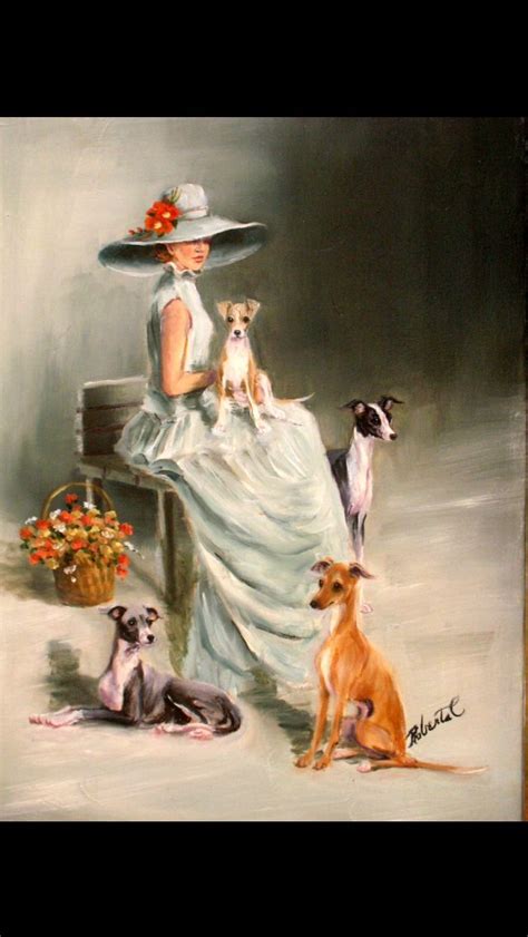 Italian greyhound art | Greyhound art, Dog print art, Dog art