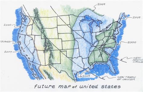 Edgar Cayce Future Map Of The United States | Map Of the United States