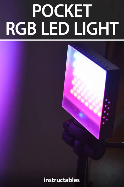 Build a Pocket RGB LED Light for Your Home Photo Studio | Rgb led ...