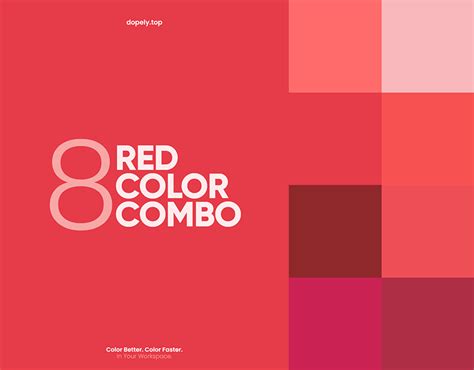 8 Red Color Combinations on Behance