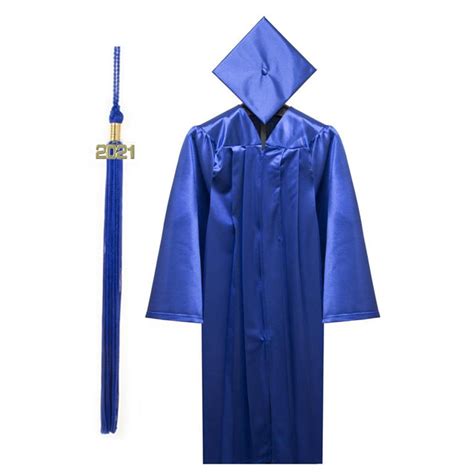 Graduation Cap Gown Tassel Set 2021 - Adult Royal Medium - Walmart.com