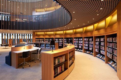 Modern Library Interiors - Hawk Haven