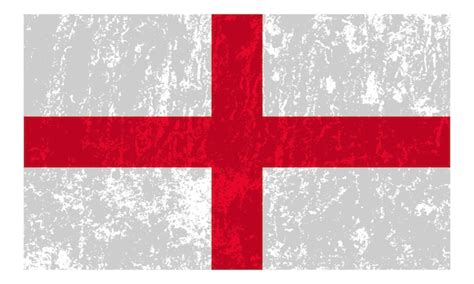 Premium Vector | England grunge flag official colors and proportion ...