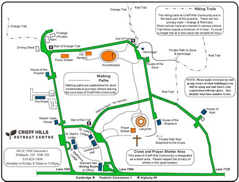 Main Site Map – Crieff Hills