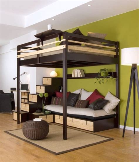 19 Cool Adult Loft Bed With Stairs Designs