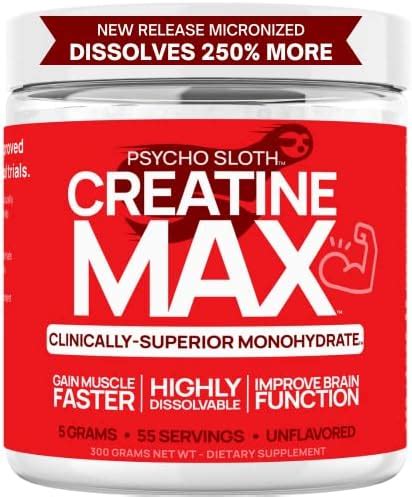 MAX Creatine Monohydrate Powder | Fast Absorption | Muscle Gain ...