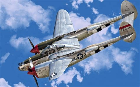 Lockheed P-38 Lightning Wallpaper HD Download