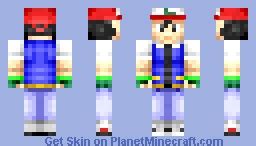 Ash Ketchum Minecraft Skin