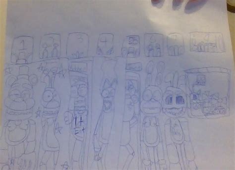 UCN Characters ( First Row ) : r/fivenightsatfreddys