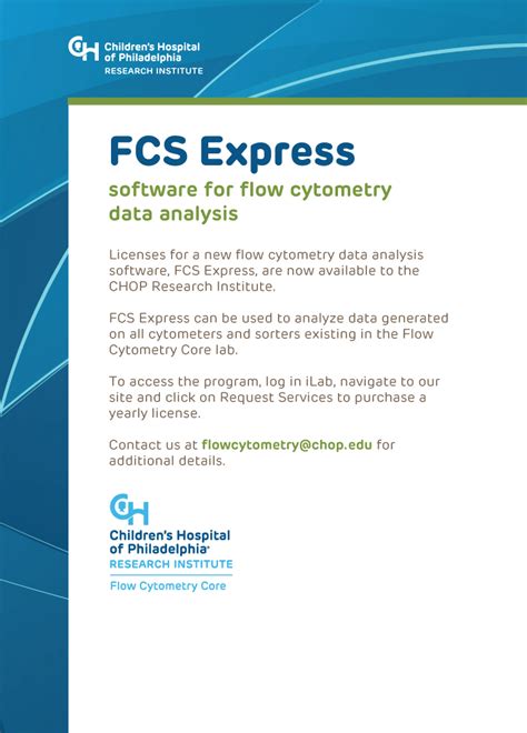 New Software for Flow Cytometry Data Analysis Available