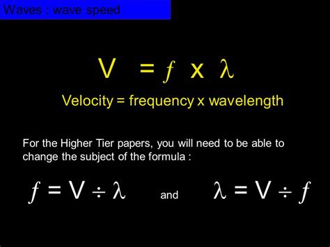 GCSE Physics: The Wave Equation