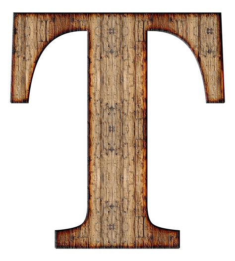 T Letter PNG Transparent Images