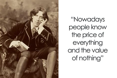 Oscar Wilde 'you can never be overdressed or overeducated'. Words in ...