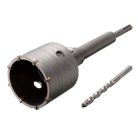 LIXF Shank Drill Bit 65mm Wall Hole Saw 200mm Rod For Concrete Cement ...