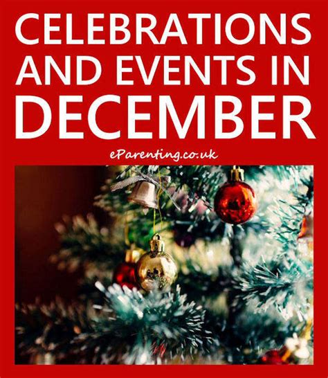 Celebrations and Events in December 2019