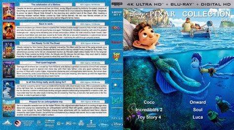 CoverCity - DVD Covers & Labels - Disney - Pixar Collection - Set 4 (4K)