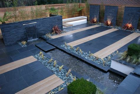 Nustone Black Slate Paving Slabs - Garden Patio Slabs - Natural Stone ...