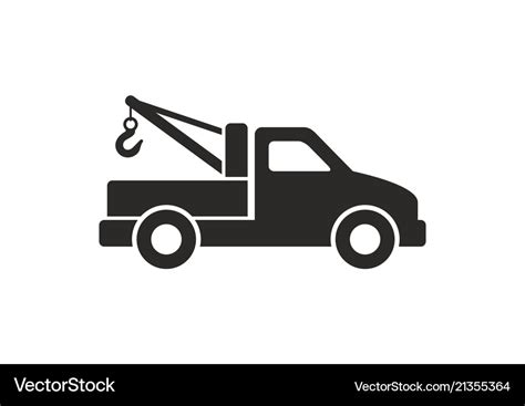 Tow truck icon Royalty Free Vector Image - VectorStock