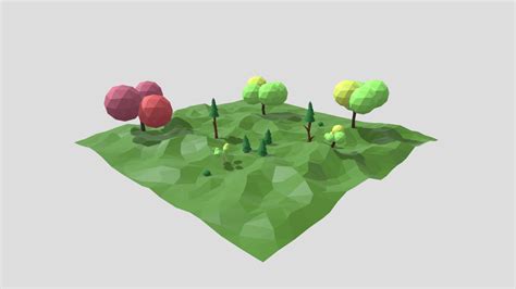 Low Poly Trees - Download Free 3D model by OWrightstuff [27d9a43 ...