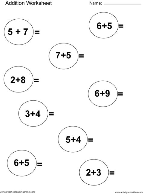 Addition | First grade math worksheets, Math worksheets, 1st grade ...