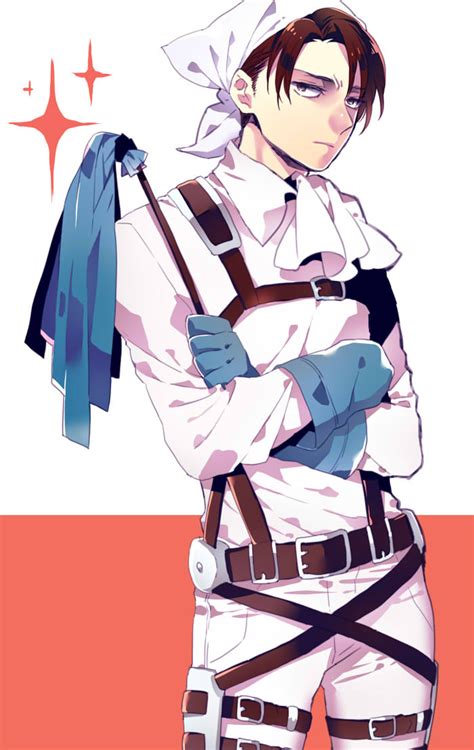 87+ Levi Ackerman Cleaning Outfit Fanart | Ellery Deforest