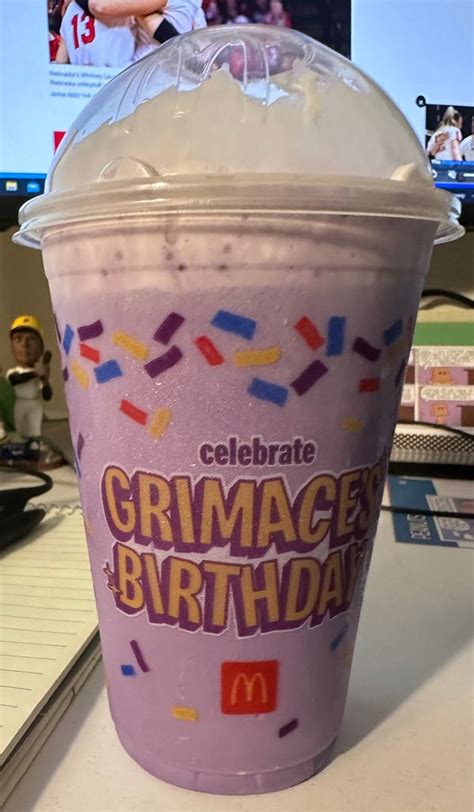 We tried McDonald's Grimace Birthday Shake. Is it worth trying?