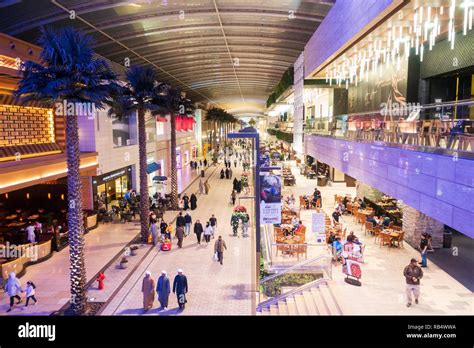 Interior of The Avenues shopping mall in Kuwait City, Kuwait Stock ...