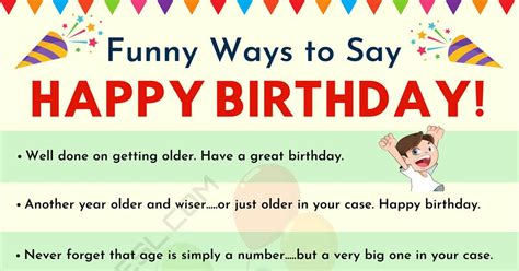 The Best Funny Birthday Wishes - Birthday Ideas