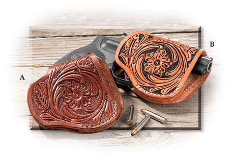 Hand Tooled & Painted Leather Holsters | Russell's For Men