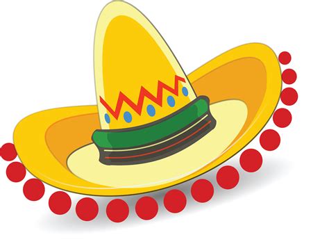 Mexico Sombrero Clip Art - Clipart Library