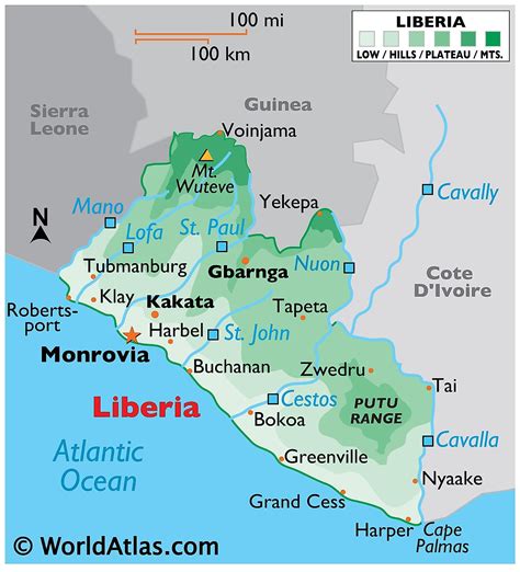 Liberia Maps & Facts - World Atlas