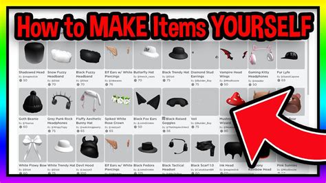 How to MAKE Avatar Shop items in Roblox - UGC Community Creations - YouTube