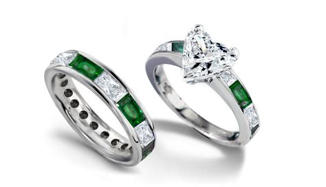 Emerald Wedding Rings