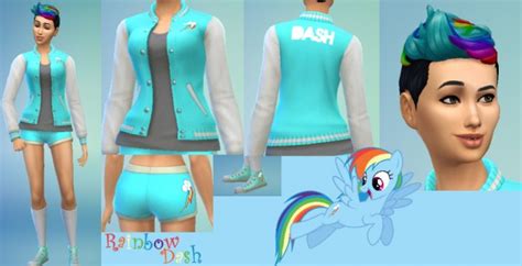 My Little Pony Themed Clothing and Hair by TheUselessMedic at Mod The ...