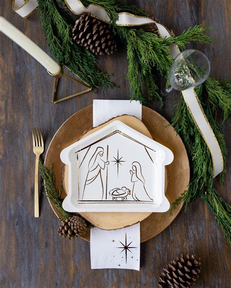 Nativity Paper Plates - Etsy