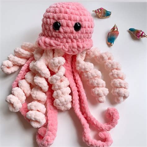 Jellyfish Amigurumi Crochet Pattern. PDF Digital Download. - Etsy