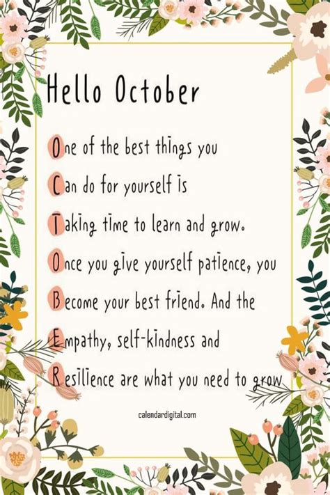 Hello October Images, Funny and Inspirational Quotes