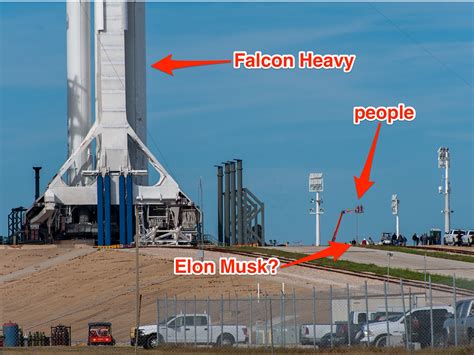 SpaceX Falcon Heavy launch: Rocket is vertical on launchpad, images ...