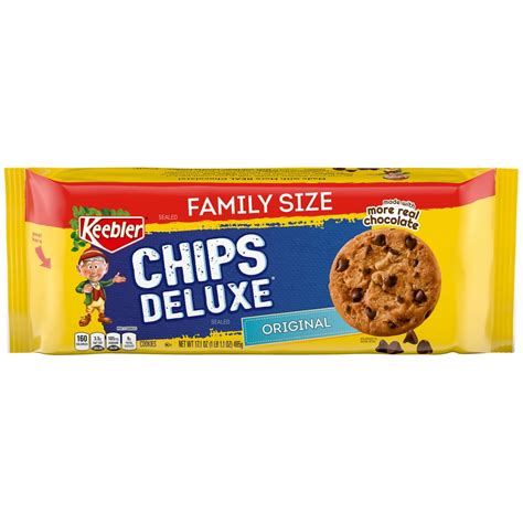 Keebler Chips Original Deluxe Cookies, 17.1 Oz - Walmart.com - Walmart.com