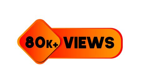 80k views YouTube icon PNG - veeForu