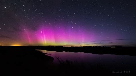 Aurora Australis photographed by Les Ladbrook in Invercargill ...