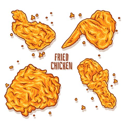 Fried Chicken Background Vector Art, Icons, and Graphics for Free Download