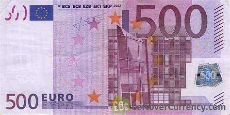 Printable Euro Banknote