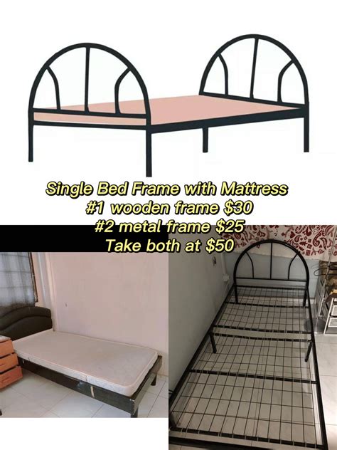 Single Bed Frame, Furniture & Home Living, Furniture, Bed Frames ...