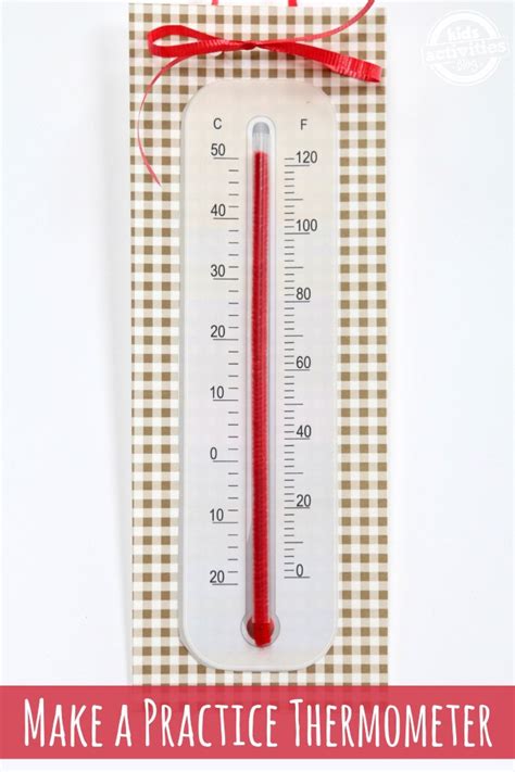 How to Read a Thermometer Free Fun Printable & Practice