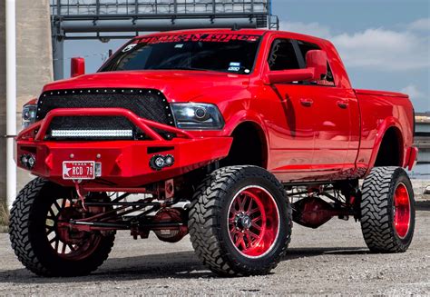 Lifted Dodge Ram On American Forced Wheels - Off Road Wheels